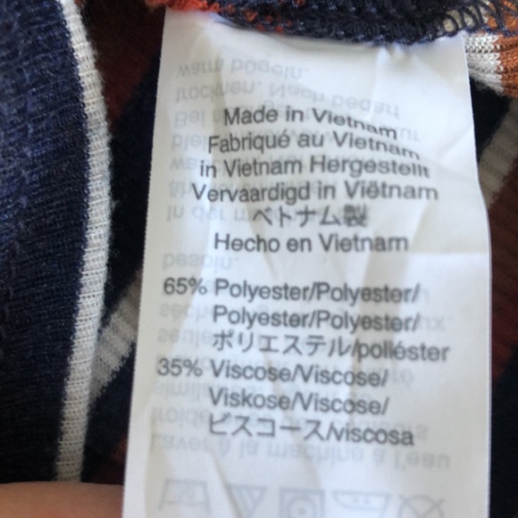 Madewell Fine Ribbed Striped Turtleneck, S - Picture 8 of 10